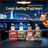 Pengharum Mobil Portabel Berkualitas Tinggi Hadiah Natal Aroma Tahan Lama Penghilang Bau 8ml Aroma Pinus Ukuran Reguler Pabrik