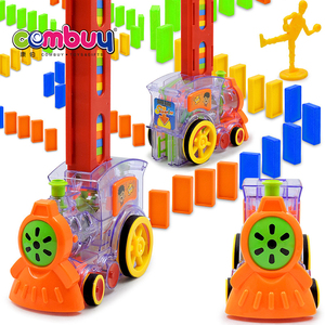 Transparent Intelligence Block Set Toy Electric <strong>Domino</strong> <strong>Train</strong> - Product Image 3