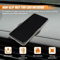 Umweltfreundliche PU-Auto-Klebegelmatte, Rückstandsfreie Abnehmbare Armaturenbrettmatte für Zuhause, Büro und Auto