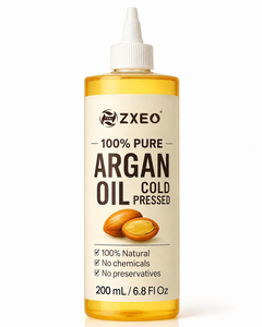 Aceite de Argán Puro de 200 ml, Aceite Portador Marroquí Prensado en Frío <span class=keywords><strong>para</strong></span> el Cuidado del Cabello y <span class=keywords><strong>la</strong></span> Piel, Precio al por Mayor - Product Image 1