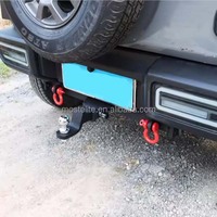 Nouvelles pièces de carrosserie en acier accessoires de pare-chocs arrière barre de remorquage d'attelage de remorque en acier boule de remorquage pour accessoires Suzuki Jimny JB64 JB74