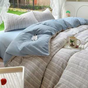 Completo <span class=keywords><strong>Letto</strong></span> Quattro Pezzi Super King in Cotone per Famiglia Moderna Vendita Diretta dalla Fabbrica Tessuto a Trama Piatta con Motivo Cartone Animato per <span class=keywords><strong>Letto</strong></span> <span class=keywords><strong>Matrimoniale</strong></span> - Product Image 4