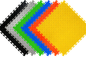 Dalles de sol en PVC emboîtables modernes de 5 mm à haute résistance pour centres commerciaux et ateliers, antidérapantes et faciles à nettoyer pour garages - Product Image 4