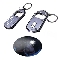 Porte-clés multifonctionnel avec lampe torche, logo personnalisé, lumière LED, ouvre-bouteille de bière, cadeau promotionnel