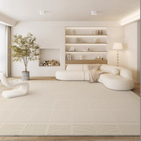 Neuer Luxuriöser Hochwertiger Polyester-Teppich für Wohnzimmer Schlafzimmer Rutschfester Dicker Gewebter Wasserdichter Rechteckiger Bodenteppich für Auto