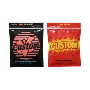 ถุงพลาสติก Mylar บรรจุ1ออนซ์1<span class=keywords><strong>ปอน</strong></span>ด์กินได้มีกลิ่นพิมพ์แบบกำหนดเอง - Product Image 1