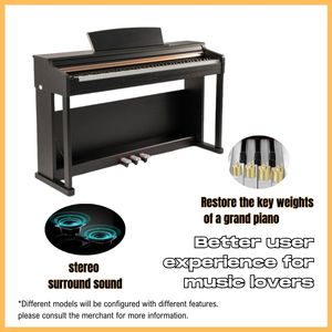 Prix de gros d'usine, <span class=keywords><strong>piano</strong></span> numérique <span class=keywords><strong>acoustique</strong></span> mécanique à marteaux lestés professionnel pour la maison, 88 touches - Product Image 3