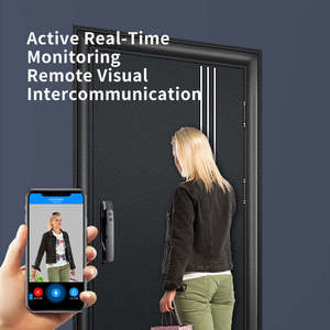 BBDHOME tuya serrure biométrique automatique rfid IC <span class=keywords><strong>cardf</strong></span> Wifi APP combinaison 3D visage empreinte digitale serrure de porte intelligente avec caméra - Product Image 5