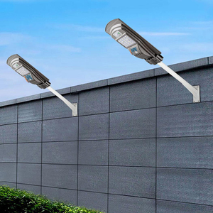 All in One Integrated Solar Street <b>Light</b>, Easy Installation No Wiring Needed for Road Square Garden Outdoor Use - Product Image 1