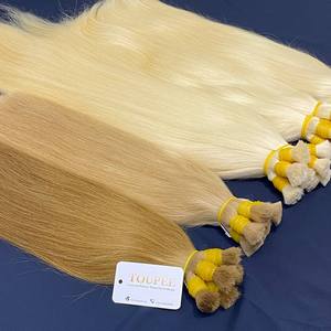 100% vierge vietnamien en vrac Extensions de cheveux Style naturel non transformé vague et cheveux raides trame Machine Double trame à vendre - Product Image 5