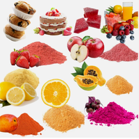 Wateroplosbaar voedingsmiddelkwaliteit 1kg trommelverpakking bulk geconcentreerd instant aardbeienfruitpoeder met vitamine voor dranken