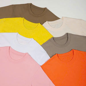 Camisetas personalizadas unisex 100% algodón a granel camisas de sublimación en blanco de gran tamaño con logotipo bordado de diseño de transferencia de calor - Product Image 1