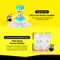 GAN Square-1 Minions Edition Magnétique SQ1 Maglev Speed Cube Professional Square 1 Learning Educational Kids Puzzle Toys Game