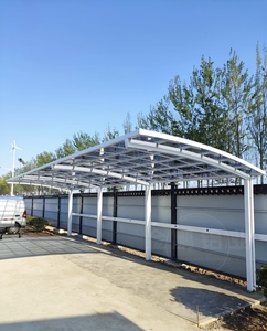 Abri de voiture moderne préfabriqué en membrane arquée, résistant au vent et imperméable, pour <span class=keywords><strong>parking</strong></span> sécurisé - Product Image 6