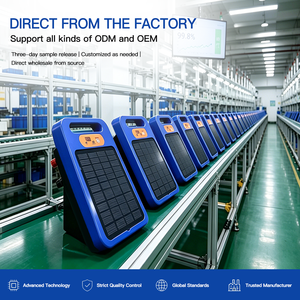 เครื่องจ่ายไฟฟ้าพลังงานแสงอาทิตย์แบบพกพาสำหรับรั้วไฟฟ้า  แผงโซลาร์เซลล์กันน้ำ ทนทาน ใช้ได้ทั้งกลางวันและกลางคืน สำหรับป้องกันปศุสัตว์และสัตว์รบกวน - Product Image 5