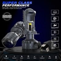 Phare LED Projecteur Sunshiny V30 H4 140W 14000LM à Faisceau Haut et Bas, Canbus H1 H4 H7 H11 9005 9006 pour Éclairage Automobile et Camion