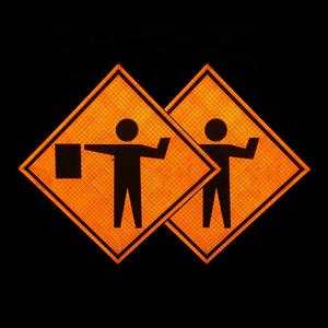 المؤقتة المرور التحكم في الهواء الطلق شارة مرور مخصص عاكسة نشمر العمل قبل حامل إشارة عاكسة نشمر تسجيل والوقوف - Product Image 6