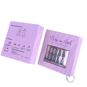 Nouveau design de boîte à ongles boîte d'emballage de marque privée prix d'usine naturel délicat et confortable - Product Image 1