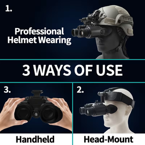 Jumelles tactiques montées sur la tête Z9158, zoom 8X, vision nocturne infrarouge 600M, enregistrement vidéo 30fps, 7 niveaux de luminosité, garantie 1 an - Product Image 6