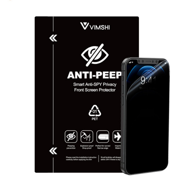 Vimshi TPU Soft Privacy Screen Protection Film for Mobile Phone & Smart Watch Self-Repairing Waterproof 12cm*18cm 20g Hydrogel