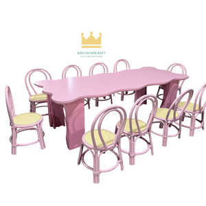 Silla Infantil de Mimbre Hecha a Mano, Asiento de Mimbre Natural para Niños, para Fiestas de Cumpleaños, Decoración de Bodas, OEM - Product Image 3