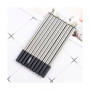 Recharges de stylo à bille en métal lisses de 0,5 mm - Cartouches d'encre de qualité supérieure pour l'écriture et la signature - Product Image 1