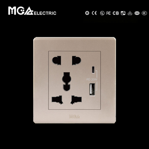 <span class=keywords><strong>Presa</strong></span> a Muro Universale MGA Tipo A+C 16A 20W 250V per <span class=keywords><strong>iPhone</strong></span> - Product Image 1