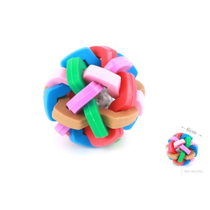 Tpr Woven Bell Ball 6cm <b>Pet</b> <b>Interactive</b> <b>Toy</b> - Product Image 2