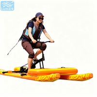 Plateforme flottante monoplace à cycle d'eau, cadre en aluminium avec coussin d'air avant, performance optimisée pour parcs aquatiques, portable, de Chine, Lumark