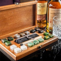 Meilleures ventes - Pierres à whisky en cristal de luxe - Pierres à refroidir - Glaçons naturels - Accessoires de bar - Coffret cadeau