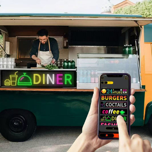 高輝度フレキシブル<span class=keywords><strong>LED</strong></span>ディスプレイスクリーン、アプリでプログラム可能なスクロールメッセージ、店舗用<span class=keywords><strong>LED</strong></span>ディスプレイスクリーン、車窓用<span class=keywords><strong>LED</strong></span>サイン - Product Image 5