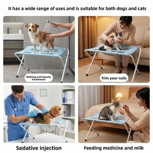 Hamaca para el cuidado de mascotas de Source Factory, soporte para baño de perros, antiarañazos y antimordiscos, y hamaca fija para el aseo y lavado de perros - Product Image 2