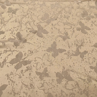 Tissu satiné jacquard papillon en polyester et élasthanne à motif tonal pour robes, kimonos, peignoirs et accessoires faits main