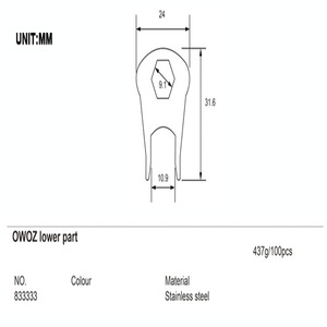 เครื่องมือยึดหมุดหลังคาสแตนเลสสำหรับตกแต่งภายในรถยนต์ รุ่น 8333333 - Product Image 5