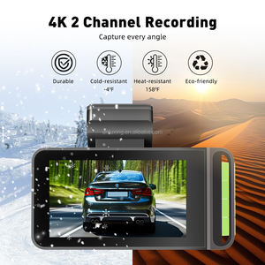 4K 3.0 인치 듀얼 렌즈 <span class=keywords><strong>MINI</strong></span> 자동차 블랙 박스 GPS FHD 야간 투시경 대시 캠 와이파이 자동 전자 비디오 <span class=keywords><strong>DVR</strong></span> - Product Image 5