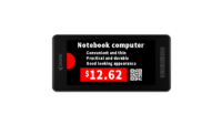 Zkong Label harga elektronik BLE 2.6 inci NFC Cloud terhubung ESL IoT rak Label solusi ritel untuk mal belanja Supermarket