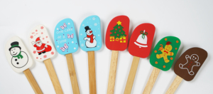 Divertente Carino Testa di Silicone Con Manico Di Bambù Burro Spatola - Product Image 2