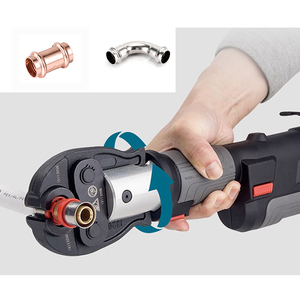 Herramienta de crimpado a batería, juego de herramientas de crimpado hidráulico Pex, herramientas de accesorios de tubería de cobre, crimpadora <span class=keywords><strong>multicapa</strong></span> de 1/2-1 pulgadas - Product Image 5