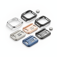 Boîtier de montre connectée sur mesure usiné CNC de haute précision pour objets connectés de luxe, services de prototypage en acier inoxydable et aluminium