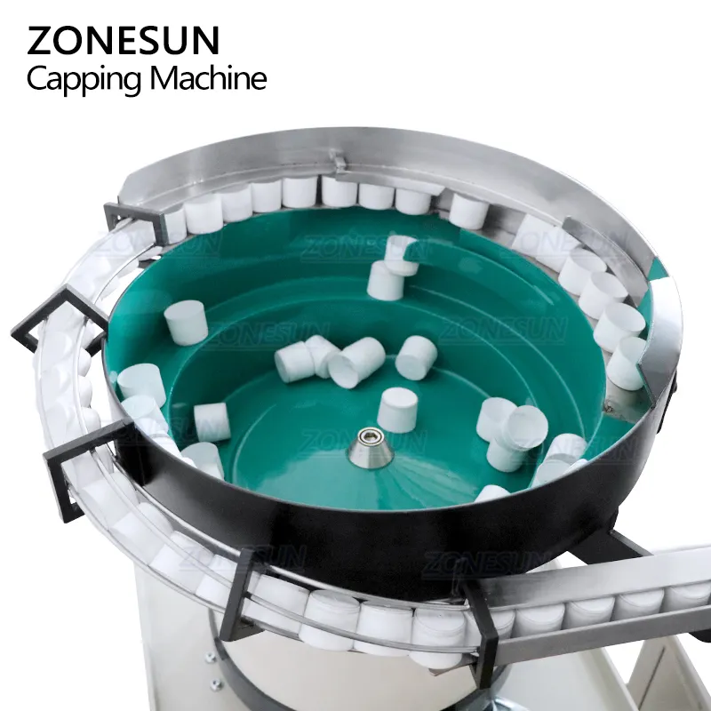 ZONESUN ZS-XG440G automatische Kunststoff-Abreiß flasche Candy Tear Band Tamper Evident Bottle Cover Cap Press Capping Machine