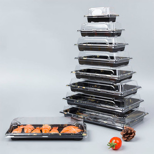 Tùy Chỉnh Nhật Bản Phong Cách Sushi Hộp Với Nước Sốt Container Đảng Sushi Trái Cây Sô Cô La Cookie Tráng Miệng Bao Bì Hộp - Product Image 2