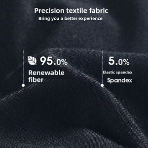 Men's Sexy Modal <b>Boxer</b> Briefs Large Size Breathable Mesh High Elastic Mid-Rise Waist Underwear Knitted Fabric Anti-Bacterial - Product Image 2