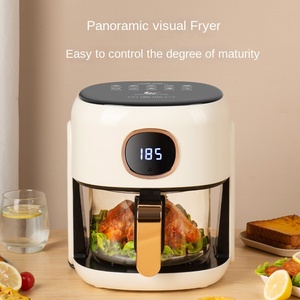 Freidora de Aire Eléctrica de Vidrio 5L con Control Táctil Digital, Cesta Antiadherente, Bandeja Visible 360 Grados, Fácil de Limpiar, 1 Año de Garantía, Diseño Moderno - Product Image 2