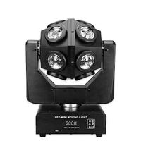 Lumière à Effet Mobile de Haute Qualité 12x12W 4-en-1, Projecteur LED Rotatif pour Scène, Contrôle DMX512 / Son-Actif