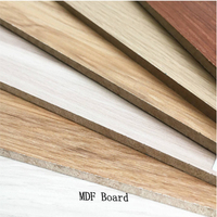 Panneau MDF E0 18 mm imperméable, écologique et ignifuge pour hôtel, salle de bain, chambre, cuisine, salon, meubles, panneau mélaminé