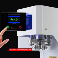 Machine de scellage de canettes entièrement automatique pour canettes et bouteilles