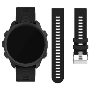 Bandas de reloj inteligente de 20MM para <span class=keywords><strong>Garmin</strong></span> Forerunner 245 <span class=keywords><strong>Vivoactive</strong></span> <span class=keywords><strong>3</strong></span> correas de reloj de silicona suave - Product Image 1