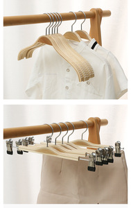 Organizzatore per Abbigliamento <span class=keywords><strong>Lavinia</strong></span> con Ganci e Barre in Legno e Acciaio Inossidabile a Singolo Livello per Armadio e Soggiorno - Product Image 2