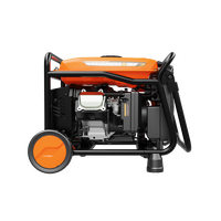 Générateur Inverter Portable à Essence 4 Temps Refroidi par Air AVR 98cc 10kVA 120-380V 60Hz avec Démarrage à Distance Solaire pour Camping DC