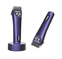 Tondeuse à poils pour chien sans fil professionnelle, kit de toilettage pour animaux de compagnie rechargeable avec lames détachables pour la tonte des chiens et des chats